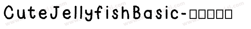 Cute Jellyfish Basic字体转换